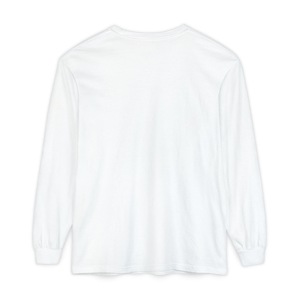 Laurel Long Sleeve Tee in White, back view