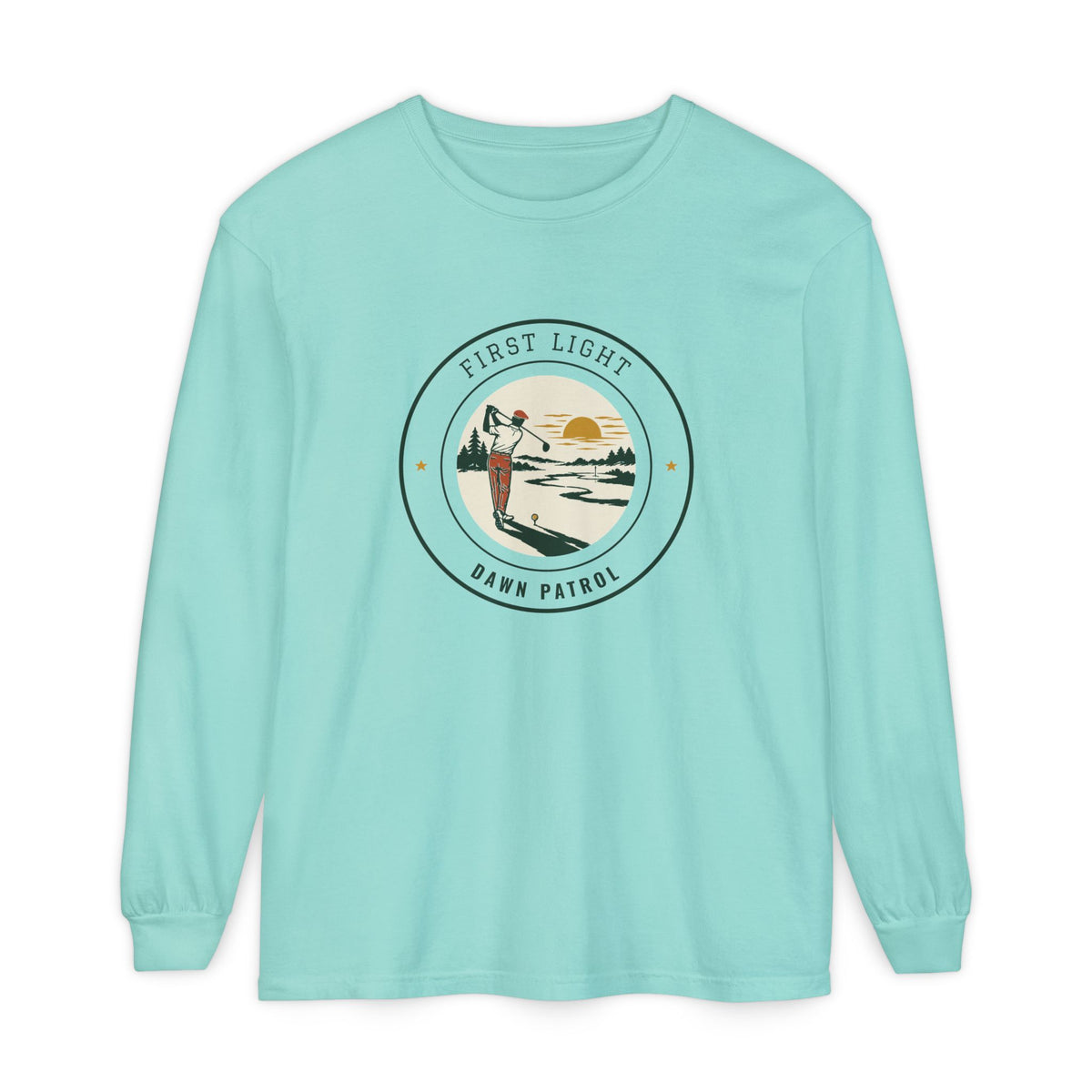 First Light Long Sleeve Tee in Chalky Mint, front view