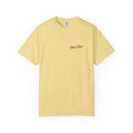 Script Chest Mark Tee in Butter, front view