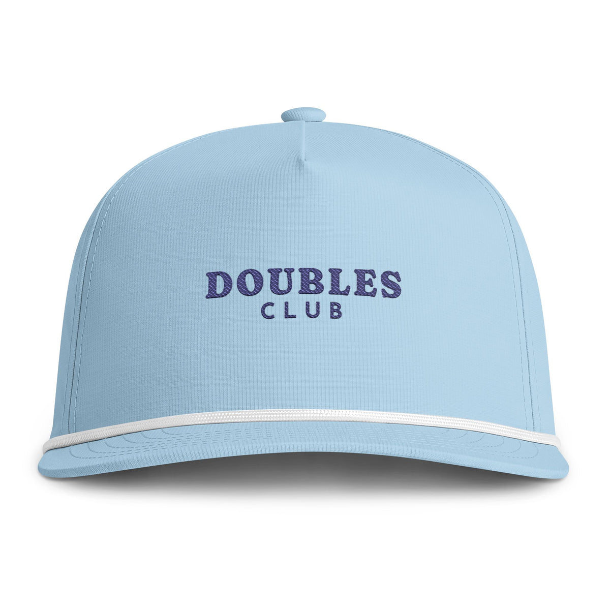 Doubles Club Rope Cap in Chambray, front view