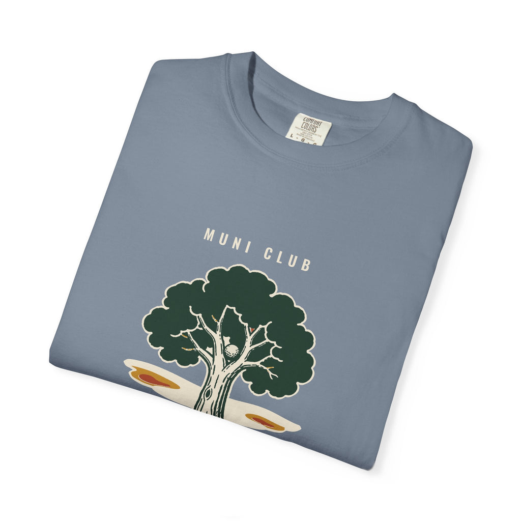 Trees Are Air Tee in Blue Jean, folded