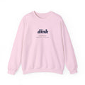 Dink Crewneck in Light Pink, front view