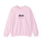 Dink Crewneck in Light Pink, front view