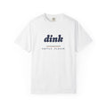 Dink Tee in White, front view