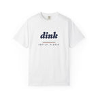 Dink Tee in White, front view