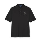 Muni Golf Seal Polo in Black, embroidery close-up