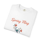 Spring Fling Tee in White, folded