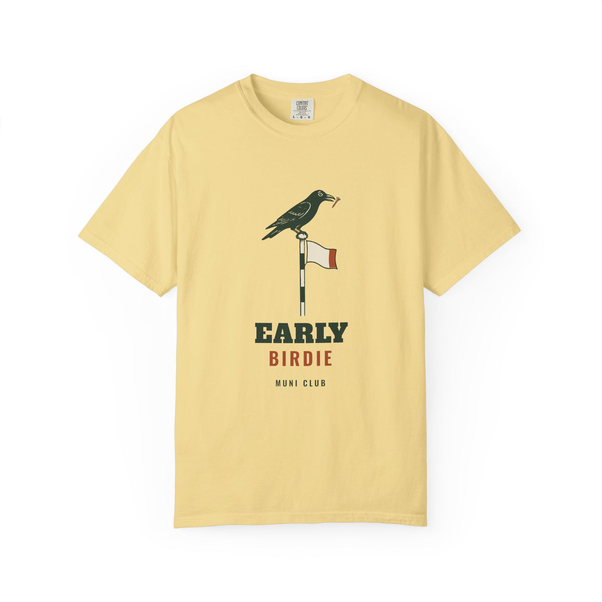 Early Birdie Tee in Butter, front view