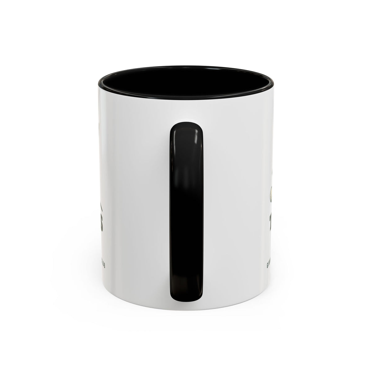 That's Good Mug in Black, handle view