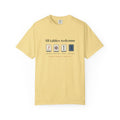 All Tables Welcome Tee in Butter, front view