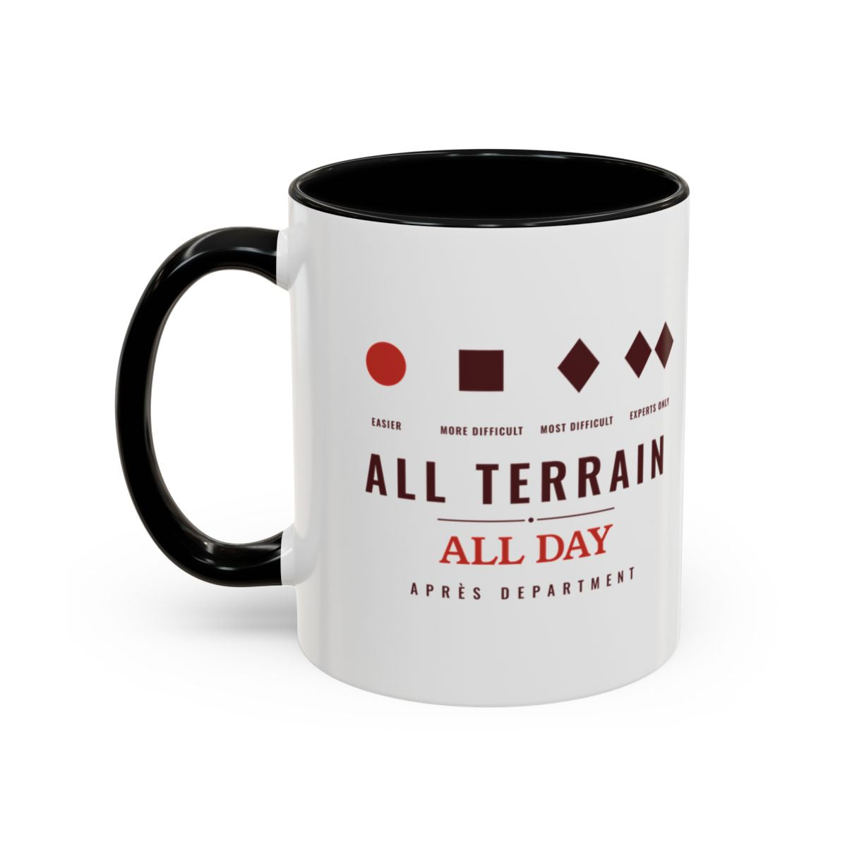 All Terrain Mug in Black, left side
