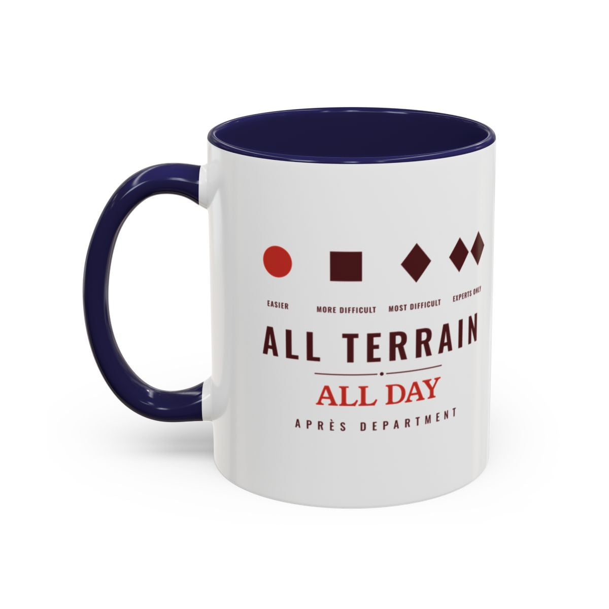 All Terrain Mug in Navy, left side