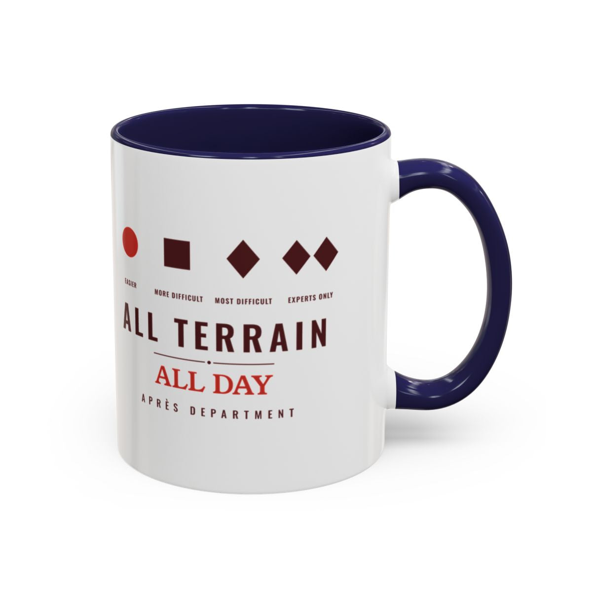 All Terrain Mug in Navy, right side
