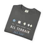 All Terrain Tee in Pepper, folded