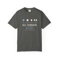 All Terrain Tee in Pepper, front view