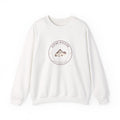 Alpine Division Crewneck in White, front view