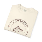 Alpine Division Tee in Ivory, folded