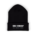 Annual Ski Swap Beanie in Black, front view