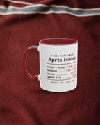 Après Hours Mug in Maroon, styled