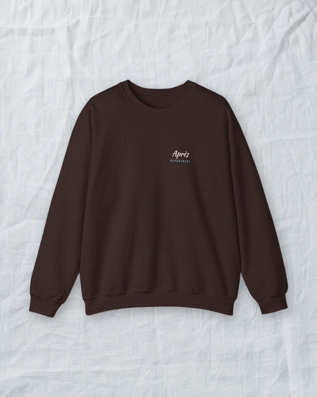 Après Script Crewneck in Dark Chocolate, styled