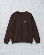 Après Script Crewneck in Dark Chocolate, styled