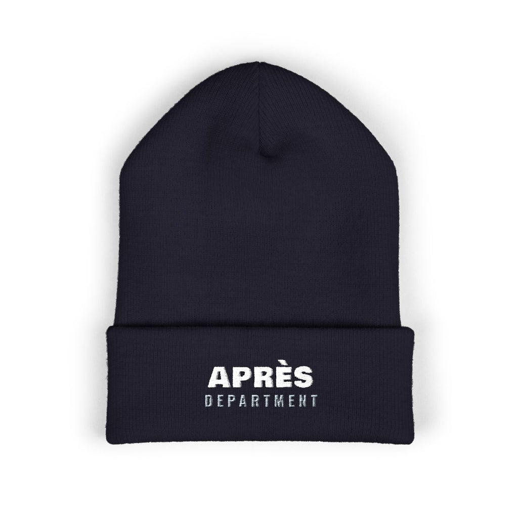 Après Department Beanie in Navy, front view