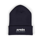 Après Department Beanie in Navy, front view