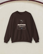 Chair 9 Crewneck in Dark Chocolate, styled
