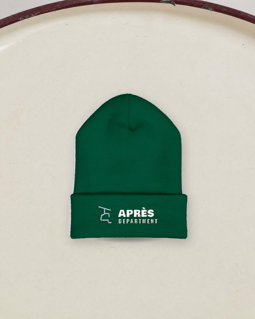 Chair Mark Beanie in Spruce, styled