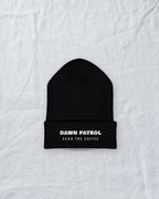 Dawn Patrol Beanie in Black, styled