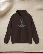 First Chair, Last Call Hoodie in Dark Chocolate, styled