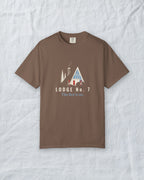 Lodge No. 7 Tee in Espresso, styled
