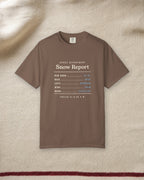 Snow Report Tee in Espresso, styled
