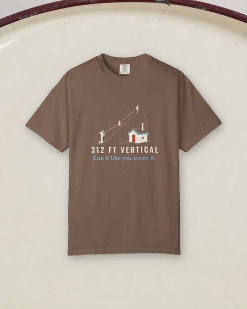 312 Ft Vertical Tee in Espresso, styled