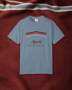 Après Stripe Tee in Ice Blue, styled