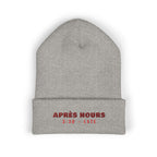 Après Hours Beanie in Heather Grey, front view