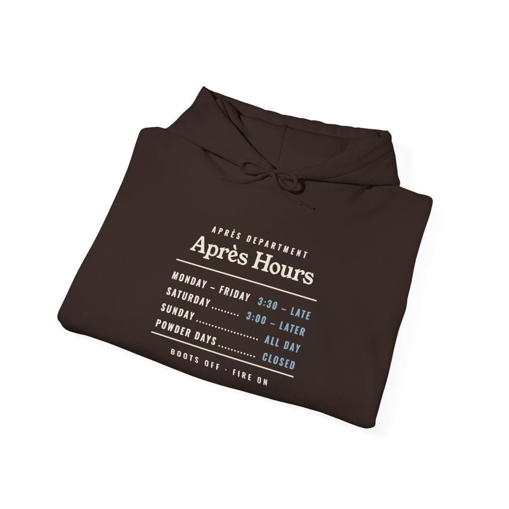 Après Hours Hoodie in Dark Chocolate, folded