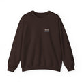 Après Script Crewneck in Dark Chocolate, front view