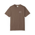 Après Script Tee in Espresso, front view