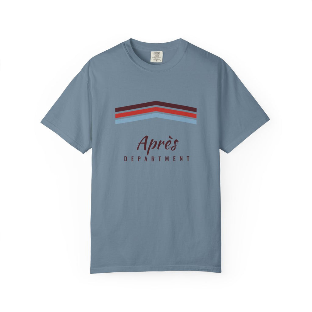 Après Stripe Tee in Ice Blue, front view