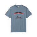 Après Stripe Tee in Ice Blue, front view