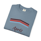 Après Stripe Tee in Ice Blue, folded