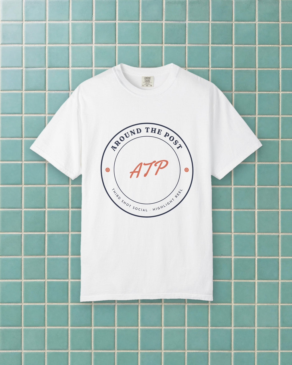 Around the Post Tee in White, styled