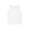Ball Mark Tank in White, front view