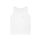 Ball Mark Tank in White, front view