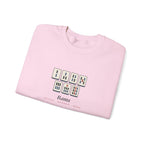 Bams Crewneck in Light Pink, folded