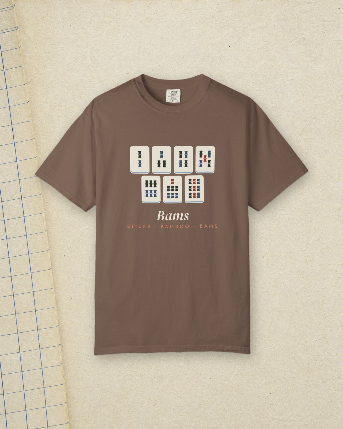 Bams Tee in Espresso, styled