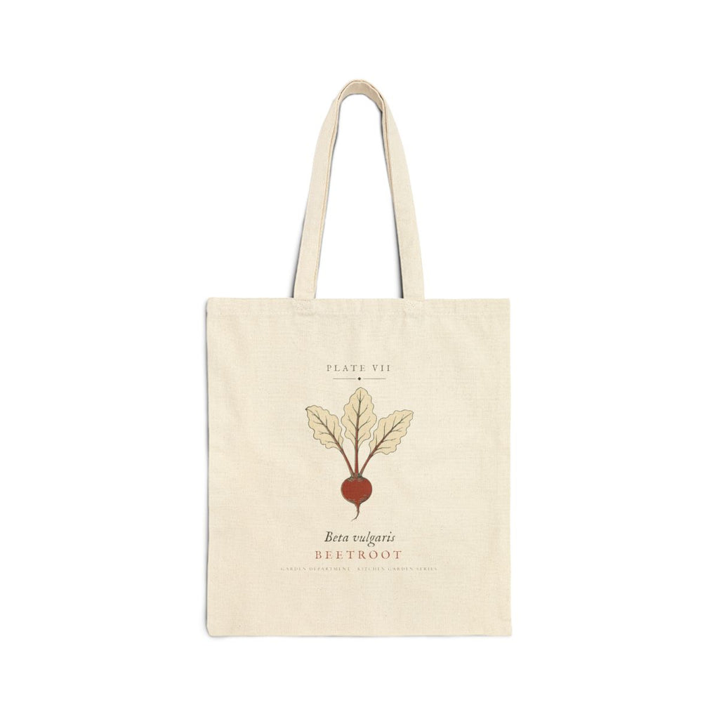 Beetroot Plate Tote in Natural, front view