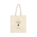 Beetroot Plate Tote in Natural, front view
