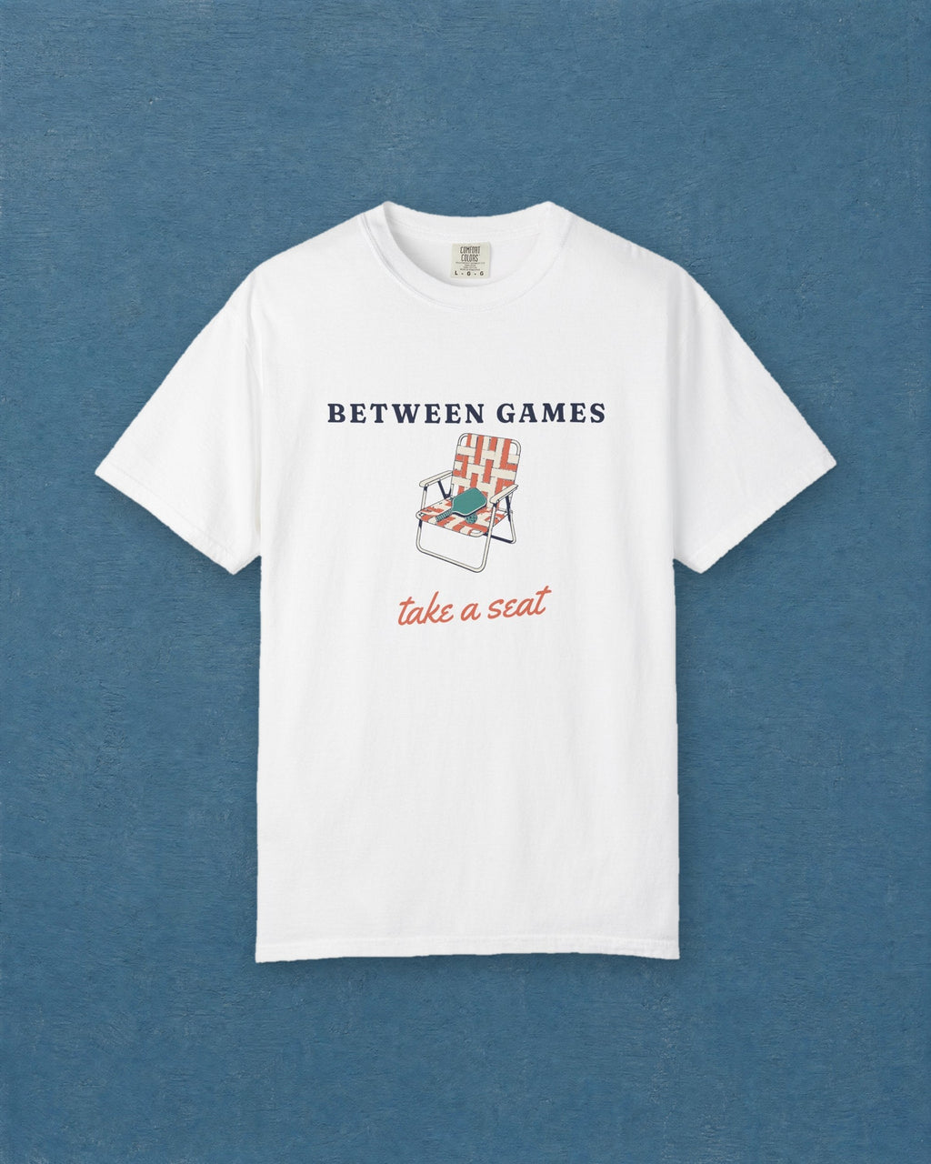 Between Games Tee in White, styled